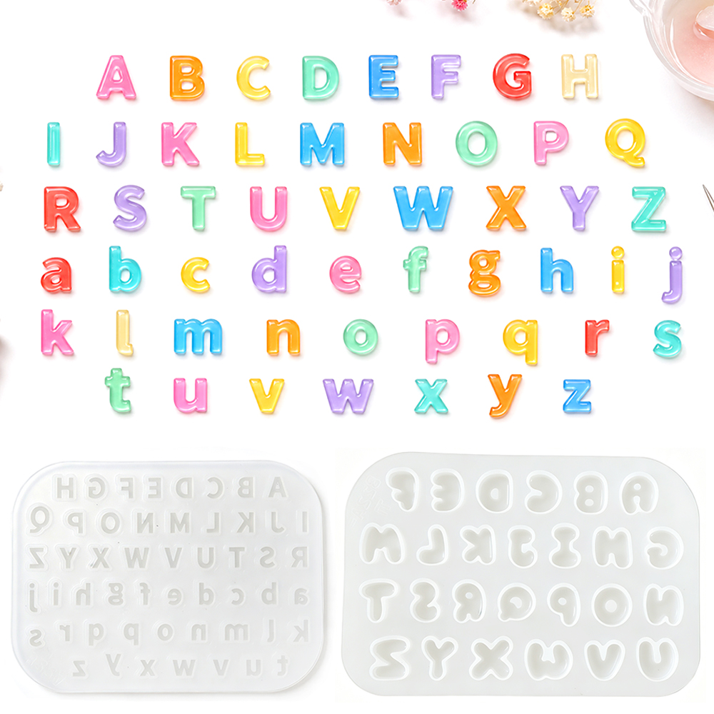 Resin Art Alphabet - S0321 미니 사이즈 실리콘 몰드 DIY