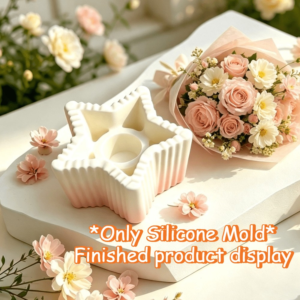 Resin Art Case - 정사각형 저장 상자 뚜껑이있는 실리콘 몰드