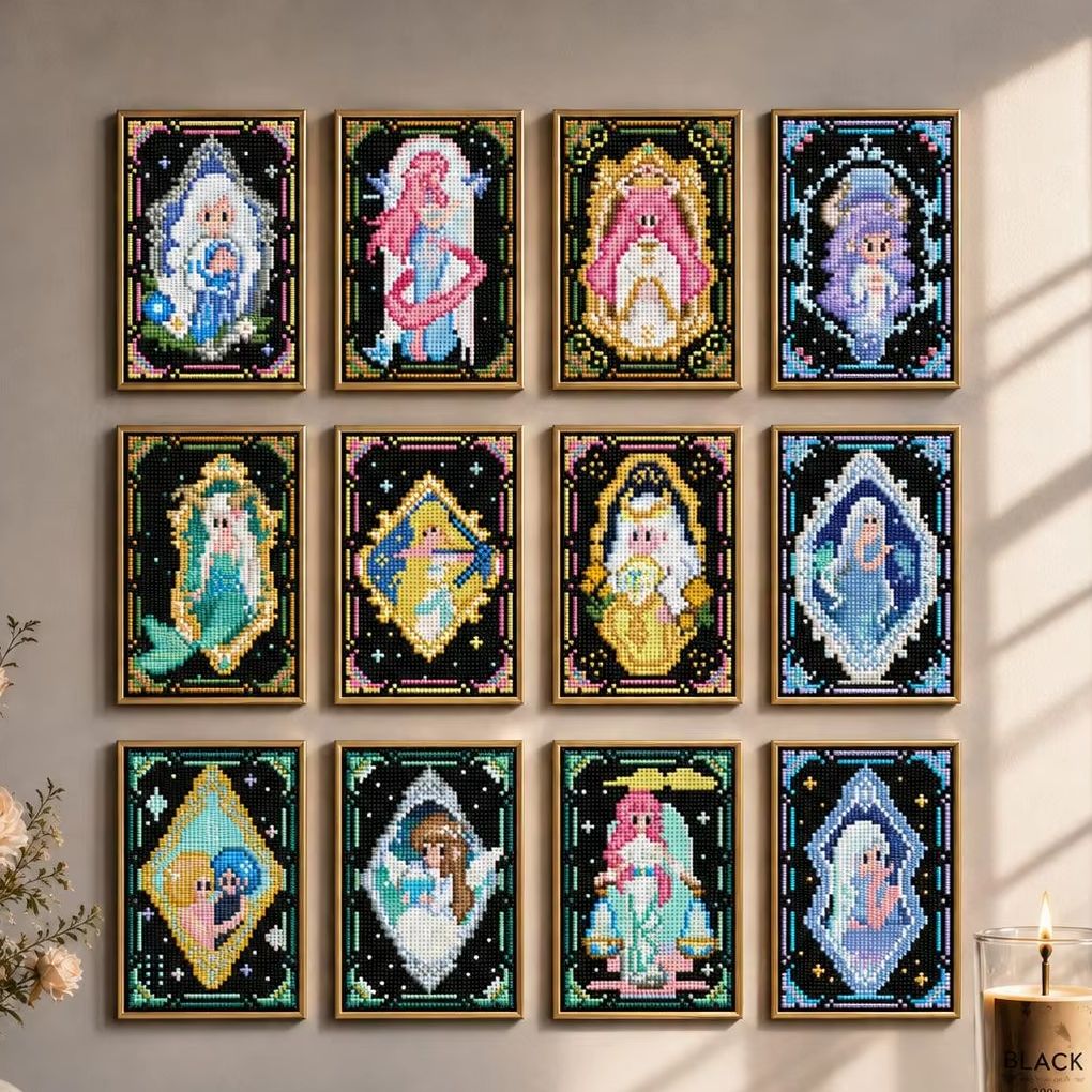 Resin Art Work - 미니젬 5D DIY 다이아몬드 페인팅 키트