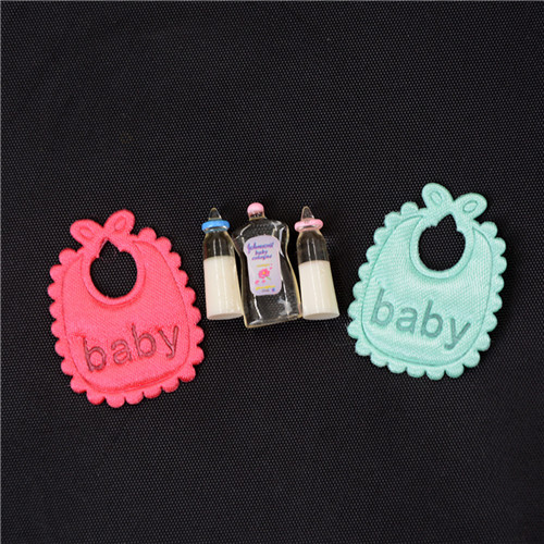 1:12 인형 집 미니어처 아기 병 샴푸 턱받이 세트  - Resin Art Baby 리뷰 및 가격