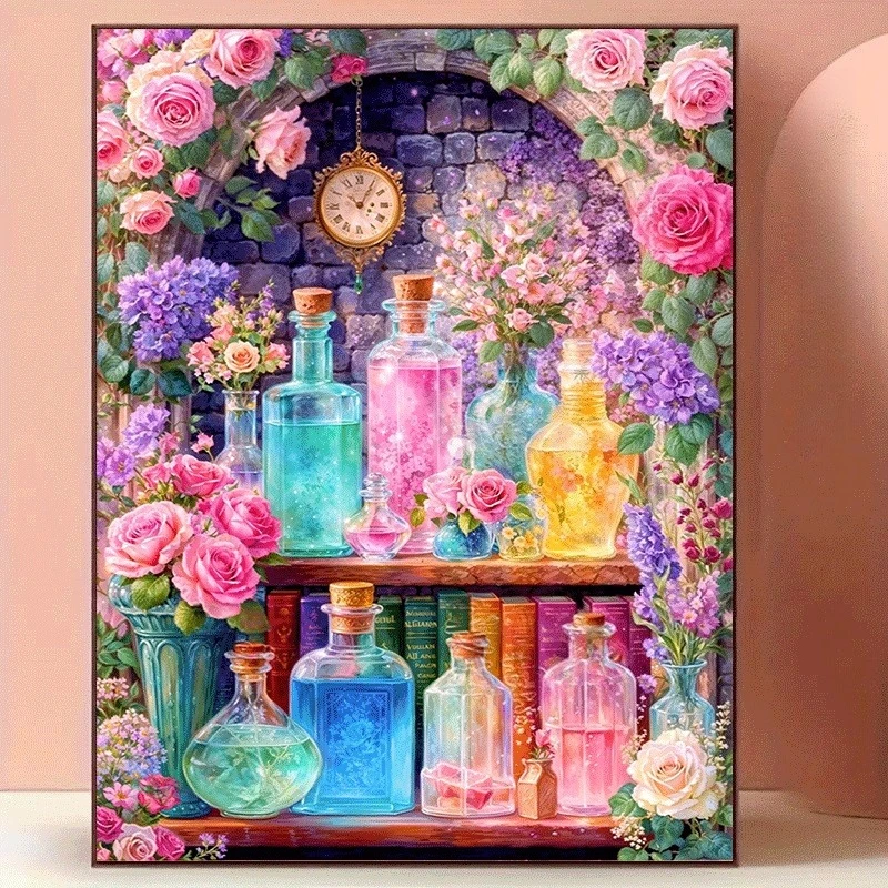 다이아몬드 페인팅, 다채로운 색상의 꽃/케이크/미인 테 - Resin Art Work 리뷰 및 가격
