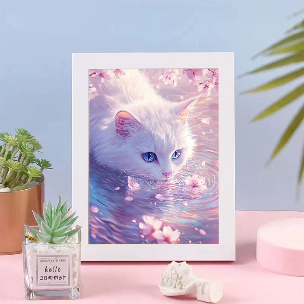 5D 다이아몬드 페인팅 고양이 애호가 선물 DIY 풀드 - Resin Art Wallpaper 리뷰 및 가격