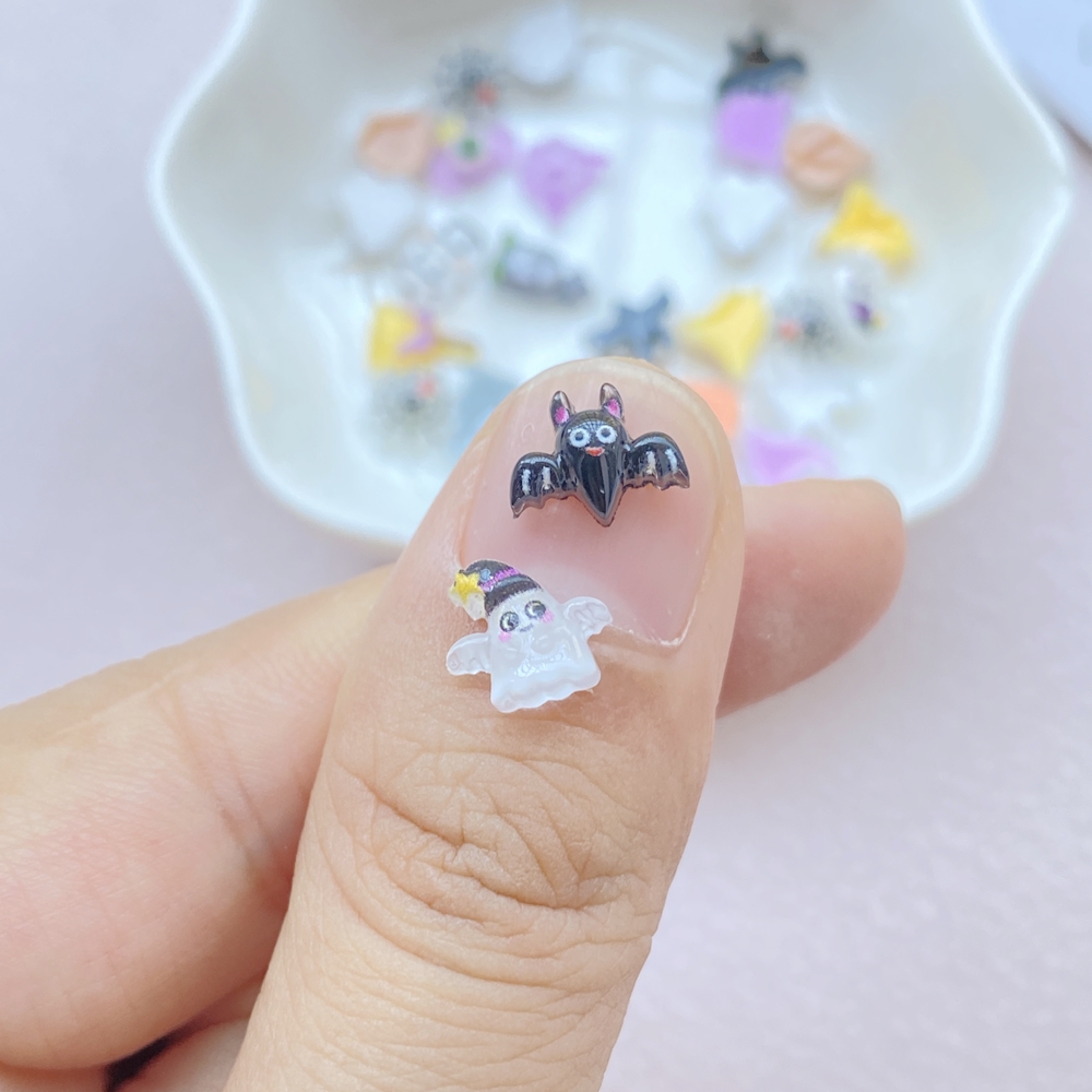 할로윈 3D 네일 아트 장식 참 용품, 카와이 만화 할 - Resin Art Equipment 리뷰 및 가격